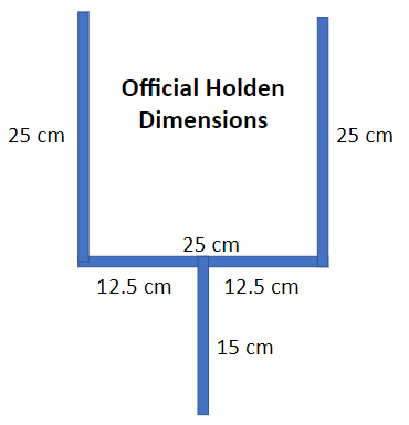 Official Holden Field Goal Dimensions