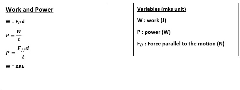 work physics formula