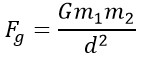universal gravity equation
