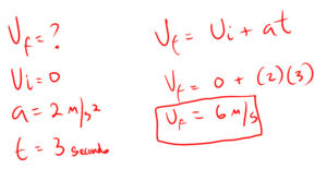 Example 1 Acceleration