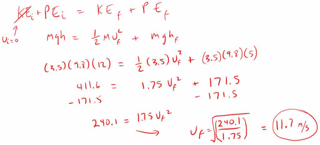 Mechanical Energy Problem Solutions - StickMan Physics