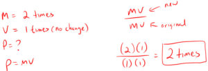 Question 2 Momentum and Impulse
