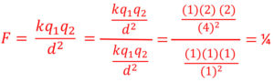 Electrostatics Example Problem 1