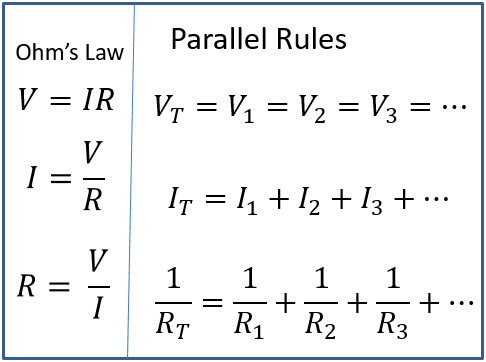 Parallel Circuit Rules
