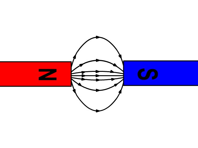 Draw a diagram to show the magnetic field lines around a bar magnet. -  India Site