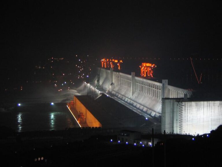 Three Gorges Dam at Night